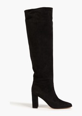 Gianvito Rossi - Piper suede thigh boots - Black - EU 35