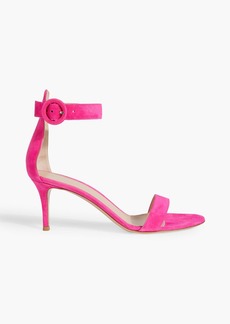 Gianvito Rossi - Portofino 70 suede sandals - Pink - EU 36
