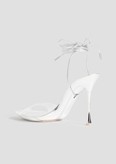 Gianvito Rossi - Spice 95 metallic leather and PVC sandals - Metallic - EU 36