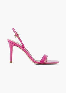 Gianvito Rossi - Vernice 85 patent-leather slingback sandals - Pink - EU 36