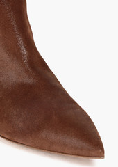 Gianvito Rossi - Walsh brushed-leather knee boots - Brown - EU 40