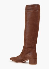 Gianvito Rossi - Walsh brushed-leather knee boots - Brown - EU 40