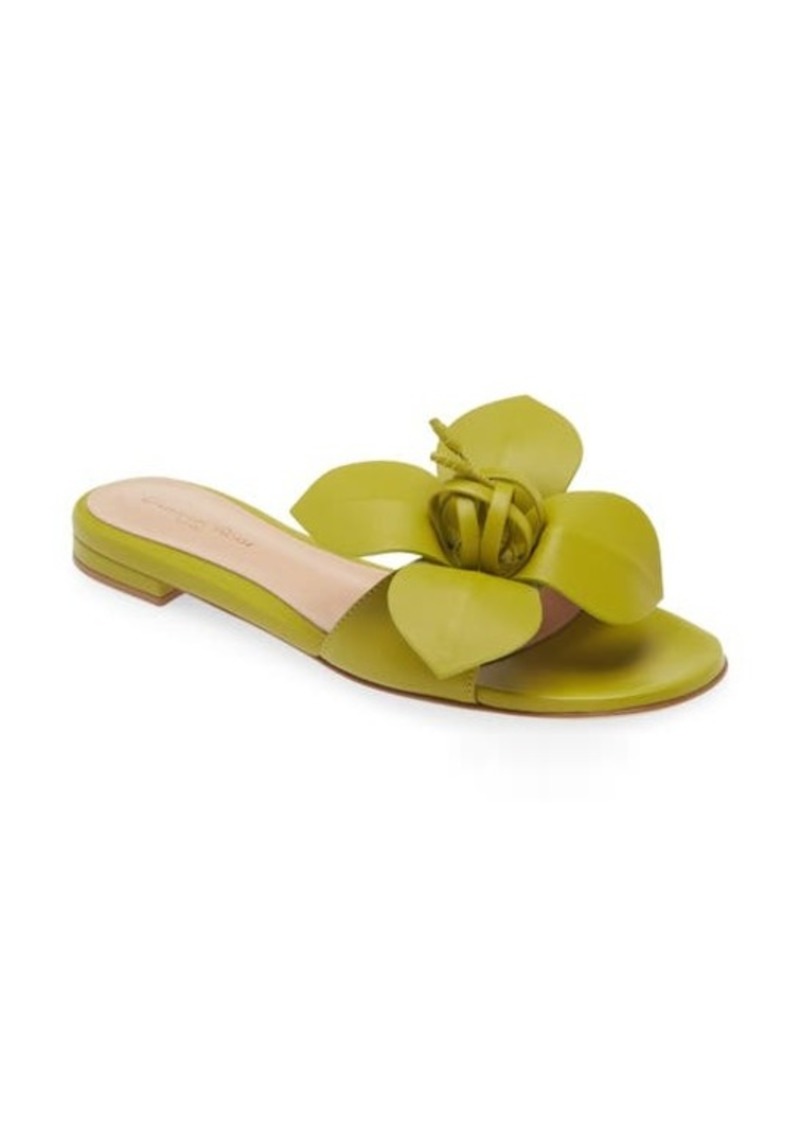 Gianvito Rossi 3D Flower Slide Sandal