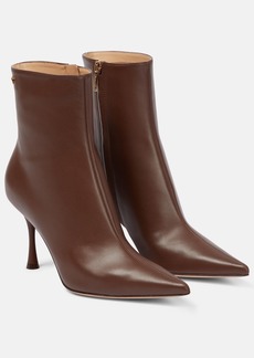 Gianvito Rossi Dunn leather ankle boots