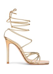 Gianvito Rossi Nappa Silk Strappy Heels