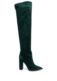 Gianvito Rossi Piper suede thigh-high boots