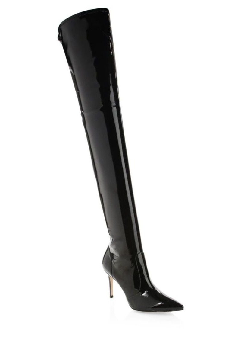Gianvito Rossi Leather & Vinyl Over-The-Knee Boots