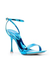 Gianvito Rossi metallic-finish 110mm heeled sandals