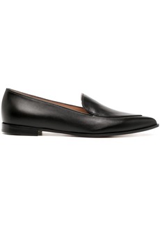 Gianvito Rossi Perry pointed-toe leather loafers