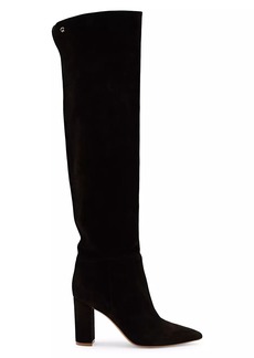 Gianvito Rossi Piper 85MM Suede Over-The-Knee Boots