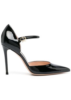 Gianvito Rossi Piper Anklet patent-leather pumps