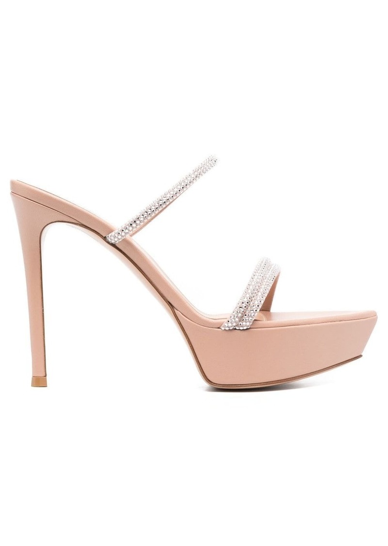 Gianvito Rossi Canne platform slip-on sandals