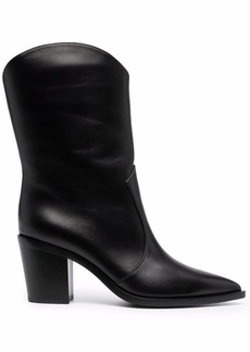 Gianvito Rossi pointed leather boots