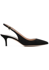 Gianvito Rossi pointed-toe slingback pumps
