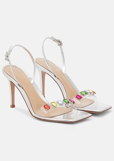 Gianvito Rossi Ribbon Candy slingback sandals