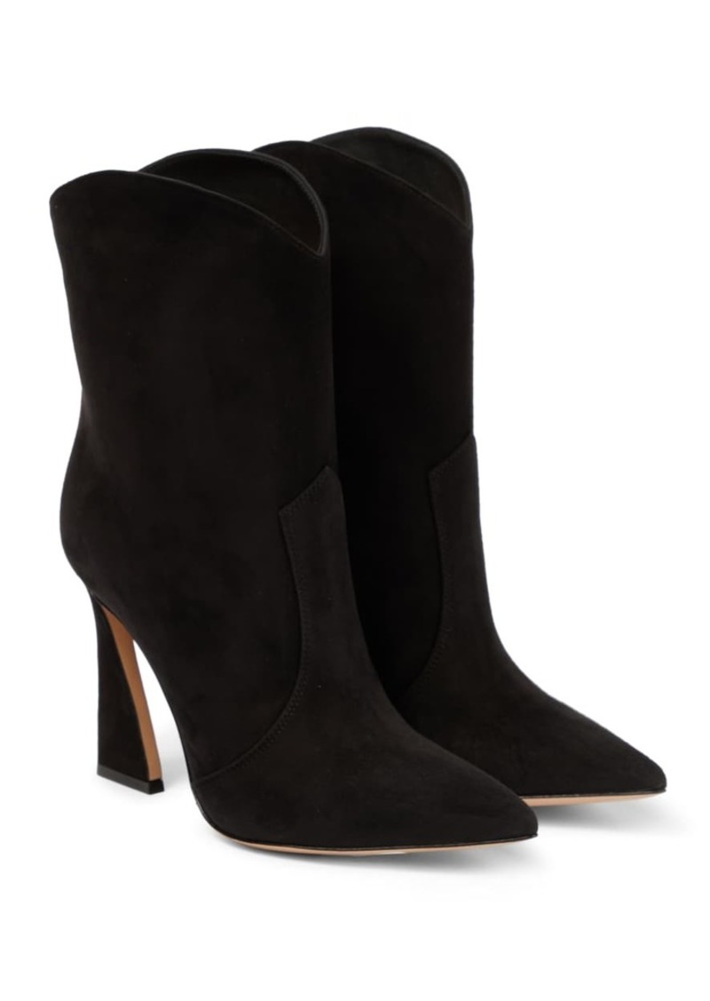 Gianvito Rossi Vegas suede ankle boots