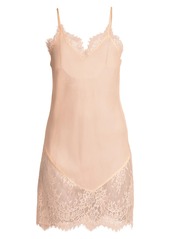 Ginia Chantilly Lace Silk Chemise