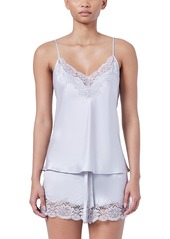 Ginia Silk Lace Trim Sleep Camisole