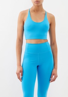 Girlfriend Collective - Float Cleo Racerback Low-impact Sports Bra - Womens - Blue