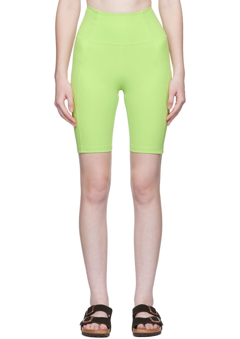 Girlfriend Collective Green High-Rise Bike Shorts