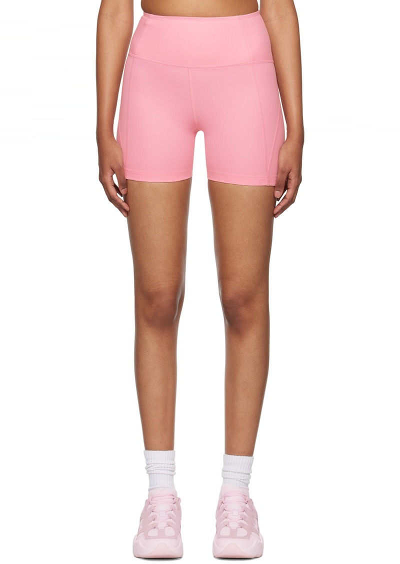 Girlfriend Collective Pink High-Rise Shorts