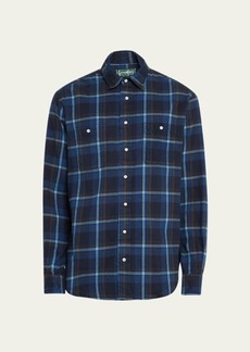 Gitman Brothers Shirt Co. Men's Check Flannel Sport Shirt