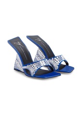 Giuseppe Zanotti 105mm Shine wedge sandals