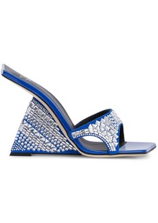 Giuseppe Zanotti 105mm Shine wedge sandals