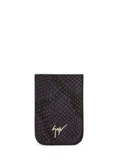 Giuseppe Zanotti Albert snakeskin cardholder