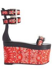 Giuseppe Zanotti Bandana 105mm wedge sandals