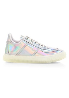 Giuseppe Zanotti Blabber Jellyfish Iridescent Leather Sneakers