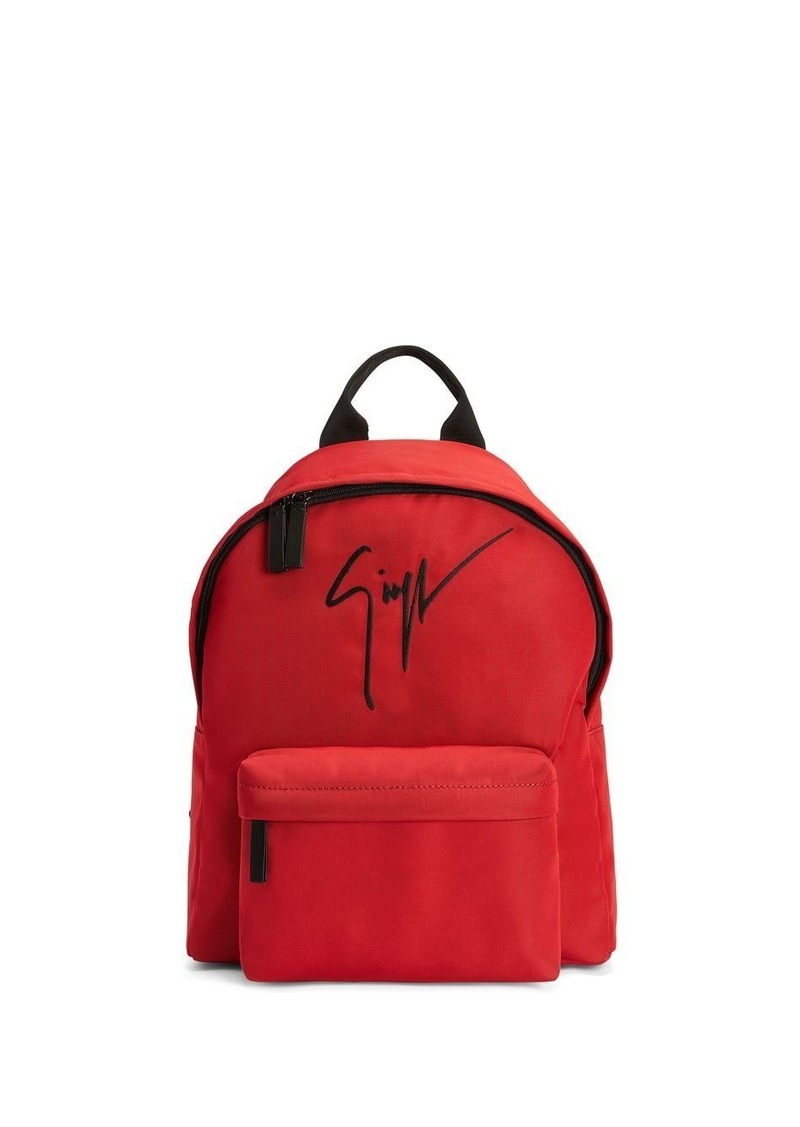 Giuseppe Zanotti logo-print detail backpack