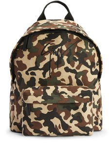 Giuseppe Zanotti camouflage-pattern backpack