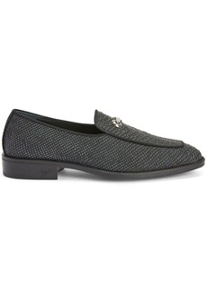 Giuseppe Zanotti crocodile-effect leather loafers