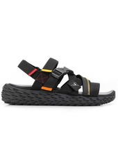 Giuseppe Zanotti cross-strap zip detail sandals