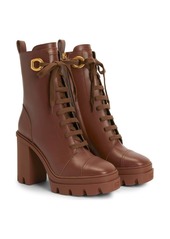 Giuseppe Zanotti Cubalibre leather ankle boots