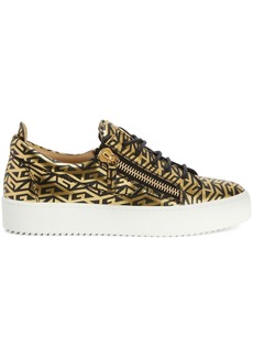 Giuseppe Zanotti Gail monogram-print low-top sneakers