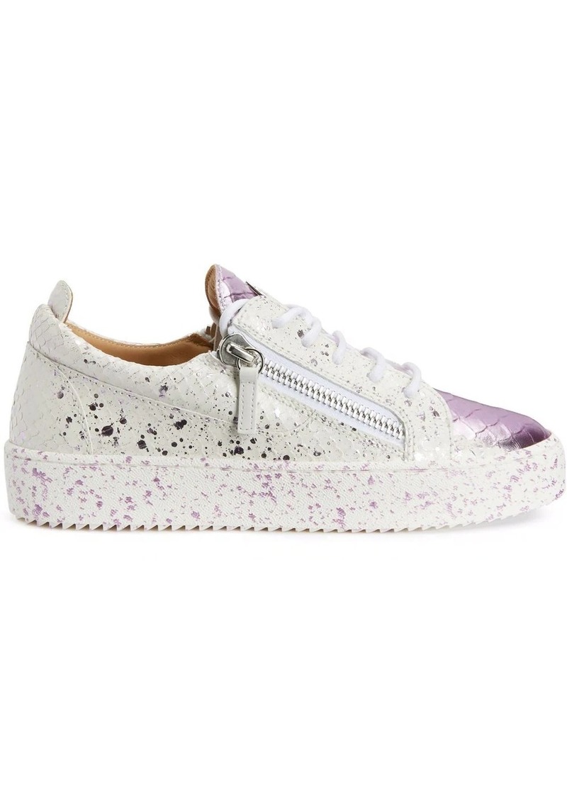 Giuseppe Zanotti Gail silver sneakers