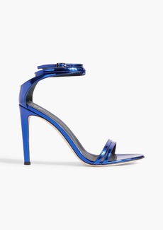 Giuseppe Zanotti - Catia faux mirrored-leather sandals - Blue - EU 37.5