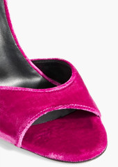 Giuseppe Zanotti - Lilibeth velvet slingback sandals - Purple - EU 35