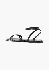 Giuseppe Zanotti - Bellatriks crystal-embellished patent-leather sandals - Black - EU 37