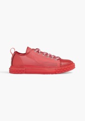 Giuseppe Zanotti - Blabber rubber-paneled PVC sneakers - Red - EU 35