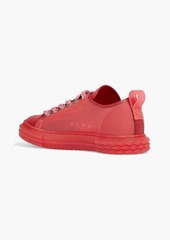 Giuseppe Zanotti - Blabber rubber-paneled PVC sneakers - Red - EU 35