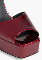 Giuseppe Zanotti - New Betty patent-leather platform sandals - Burgundy - EU 37