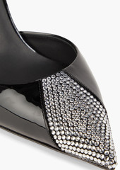 Giuseppe Zanotti - Crystal-embellished patent-leather pumps - Black - EU 40