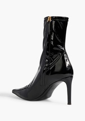 Giuseppe Zanotti - Virgyn faux patent-leather ankle boots - Black - EU 36