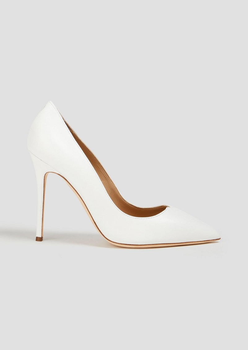 Giuseppe Zanotti - Faux patent-leather pumps - White - EU 39.5