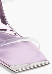 Giuseppe Zanotti - Flaminia 85 PVC and mirrored-leather mules - Purple - EU 36