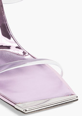 Giuseppe Zanotti - Flaminia 85 PVC and mirrored-leather mules - Purple - EU 35