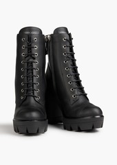 Giuseppe Zanotti - Gintonic 80 lace-up leather platform ankle boots - Black - EU 41